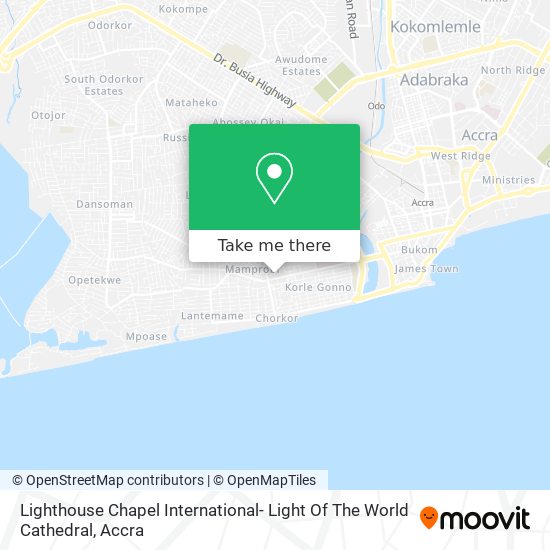Lighthouse Chapel International- Light Of The World Cathedral map