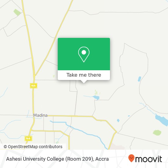 Ashesi University College (Room 209) map