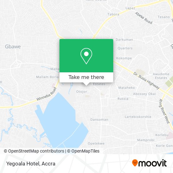 Yegoala Hotel map