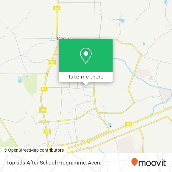 Topkids After School Programme map
