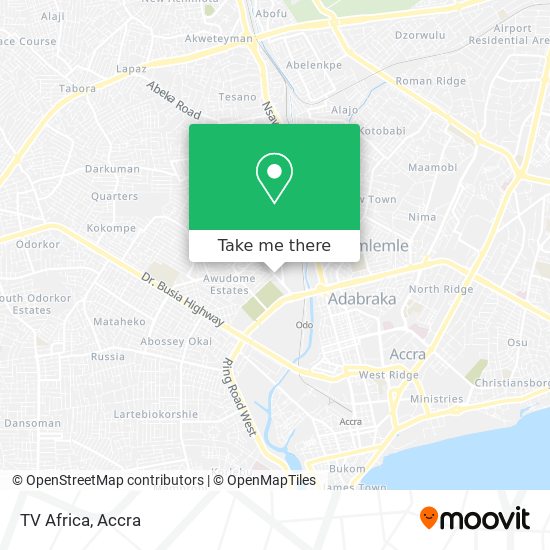 TV Africa map