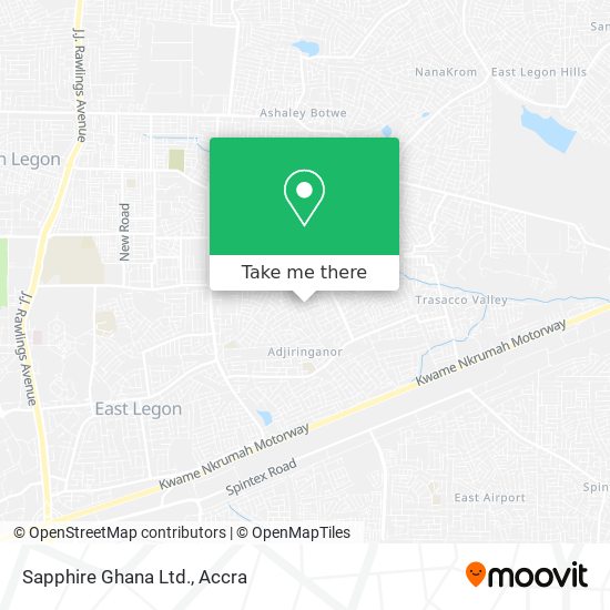 Sapphire Ghana Ltd. map