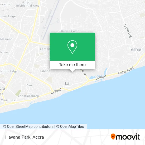 Havana Park map