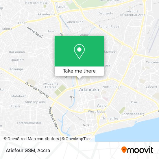 Atiefour GSM map