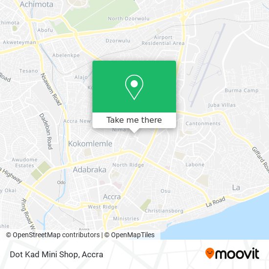 Dot Kad Mini Shop map