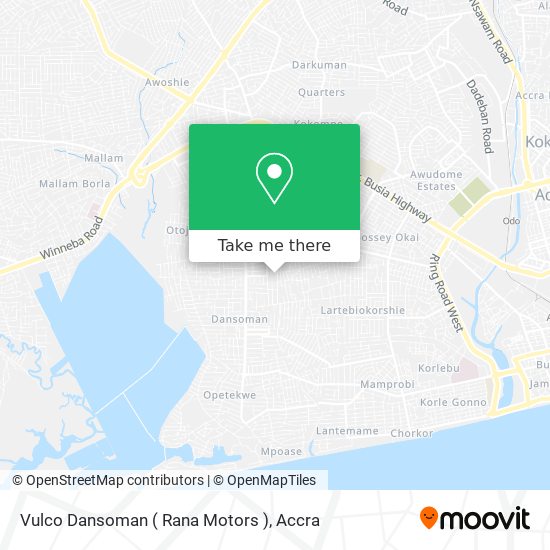 Vulco Dansoman ( Rana Motors ) map