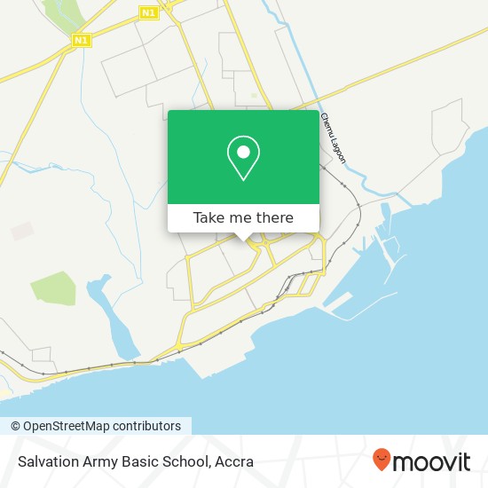 Salvation Army Basic School map