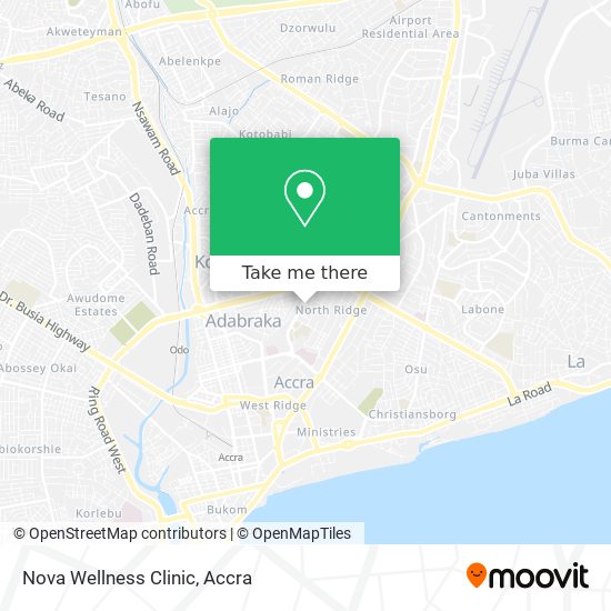 Nova Wellness Clinic map