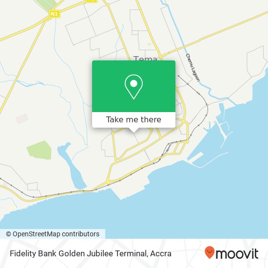 Fidelity Bank Golden Jubilee Terminal map