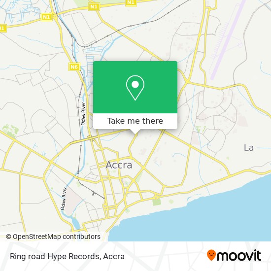 Ring road Hype Records map