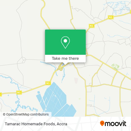 Tamarac Homemade Foods map