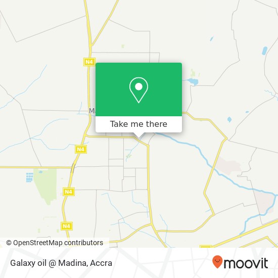 Galaxy oil @ Madina map