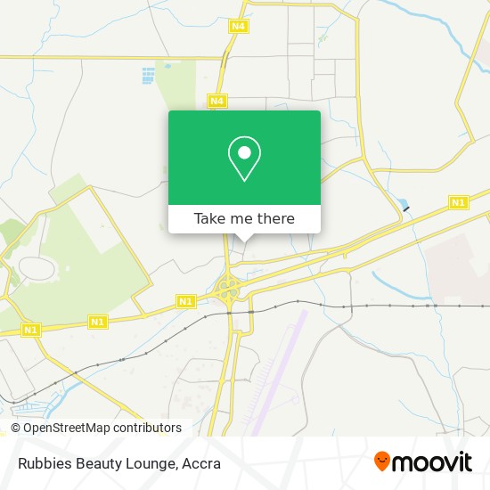 Rubbies Beauty Lounge map