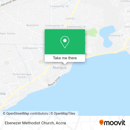 Ebenezer Methodist Church map