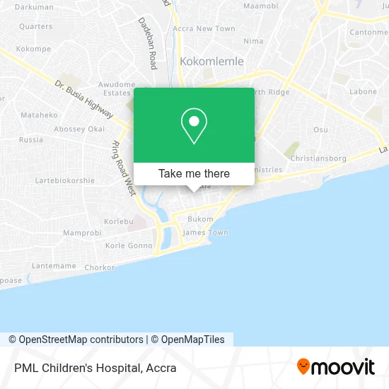 PML Children's Hospital map