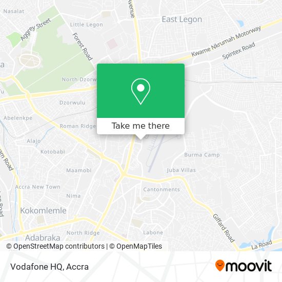 Vodafone HQ map