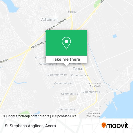 St Stephens Anglican map
