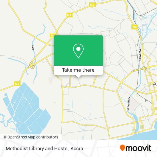 Methodist Library and Hostel map