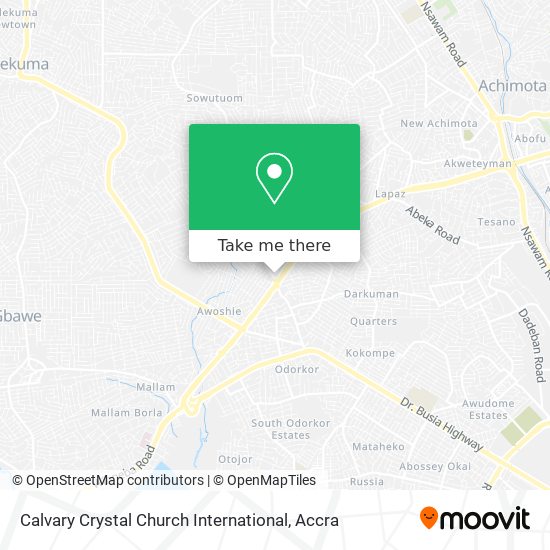 Calvary Crystal Church International map