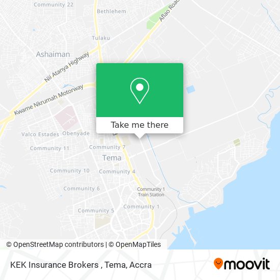 KEK Insurance Brokers , Tema map