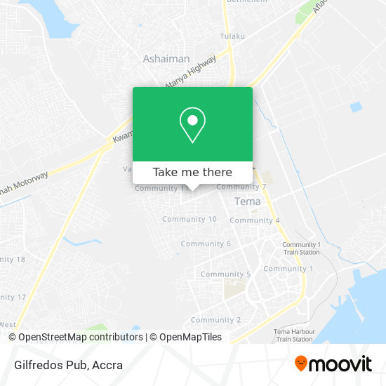Gilfredos Pub map