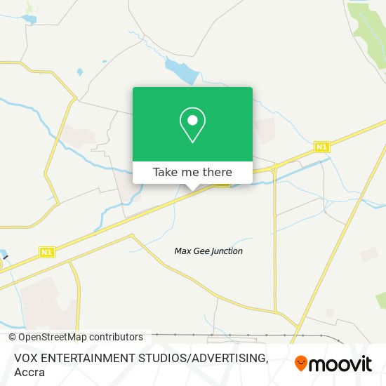 VOX ENTERTAINMENT STUDIOS / ADVERTISING map