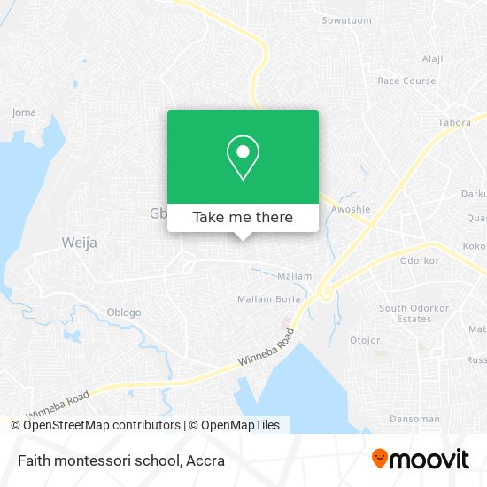 Faith montessori school map