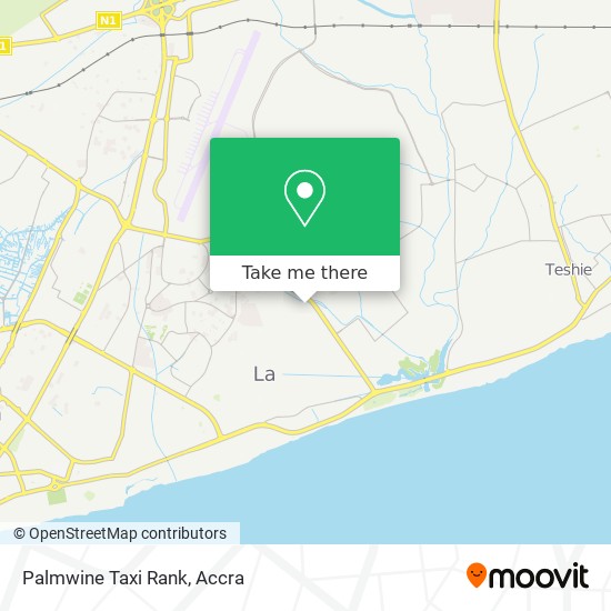 Palmwine Taxi Rank map