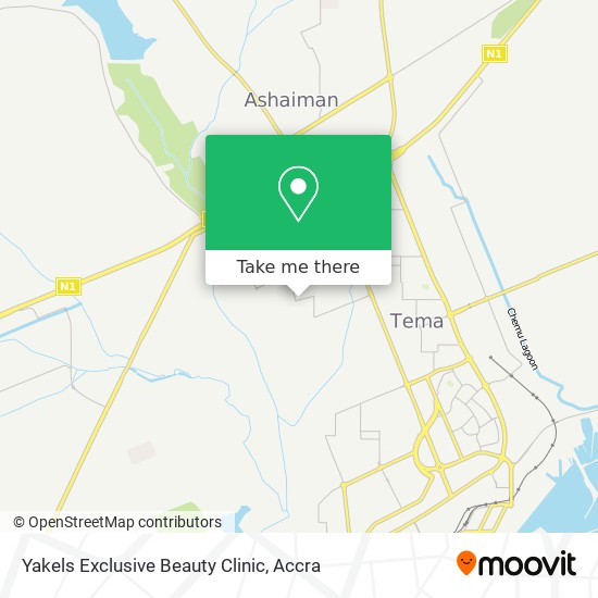 Yakels Exclusive Beauty Clinic map