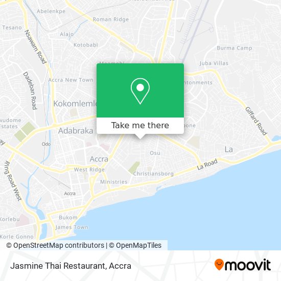 Jasmine Thai Restaurant map