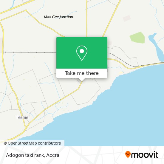 Adogon taxi rank map