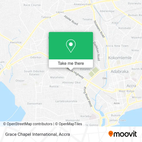 Grace Chapel International map
