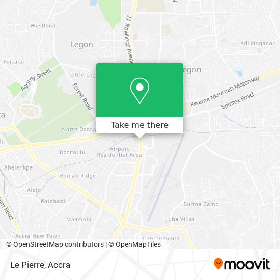 Le Pierre map