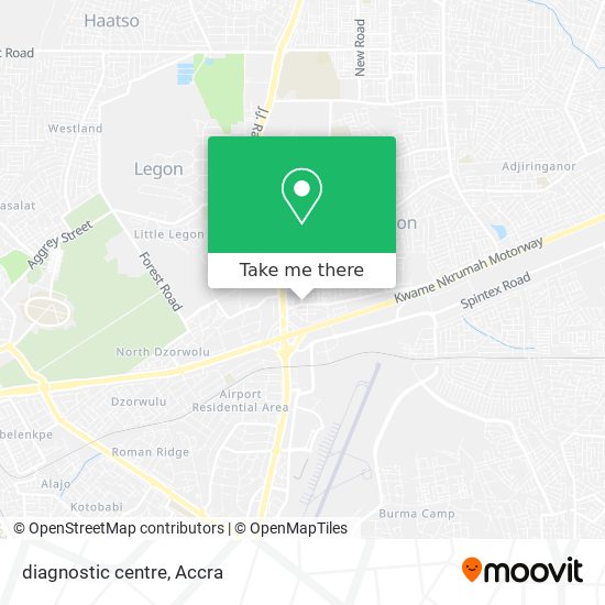 diagnostic centre map