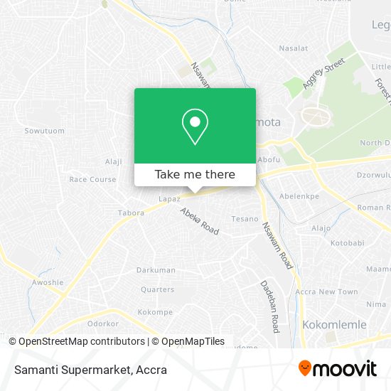 Samanti Supermarket map