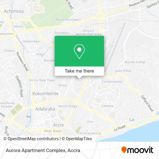 Aurora Apartment Complex map