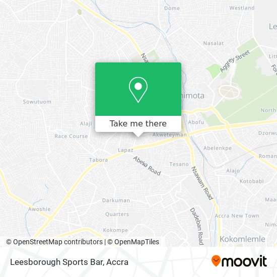 Leesborough Sports Bar map