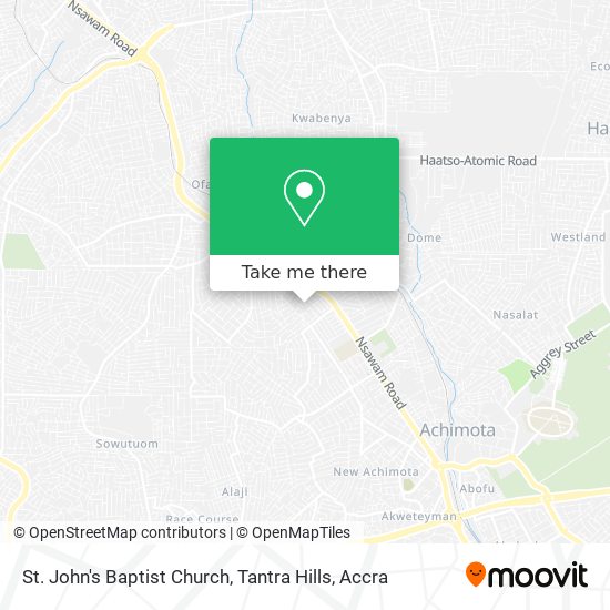 St. John's Baptist Church, Tantra Hills map