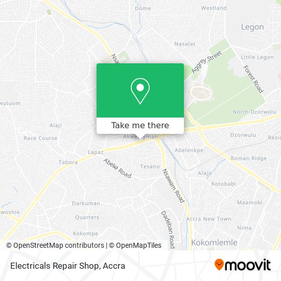 Electricals Repair Shop map