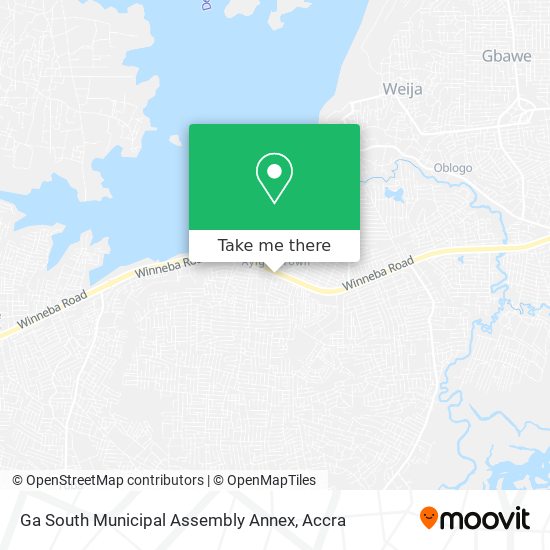 Ga South Municipal Assembly Annex map