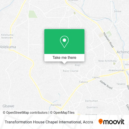 Transformation House Chapel International map