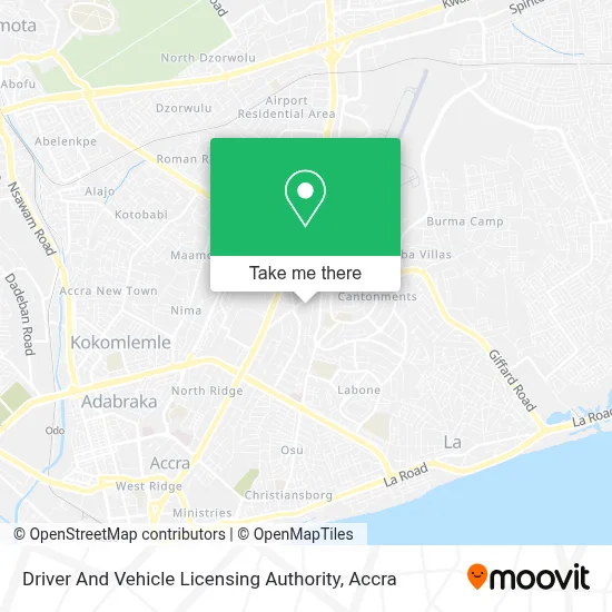 Driver And Vehicle Licensing Authority map