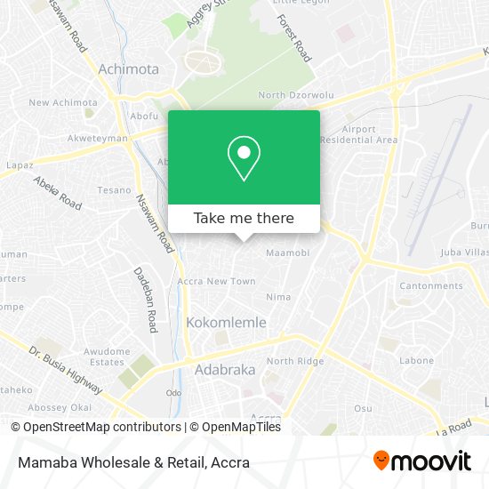 Mamaba Wholesale & Retail map