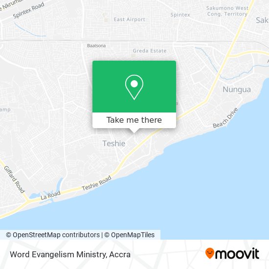 Word Evangelism Ministry map