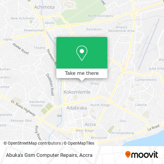 Abuka's Gsm Computer Repairs map