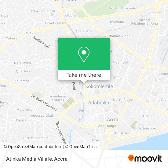 Atinka Media Villafe map