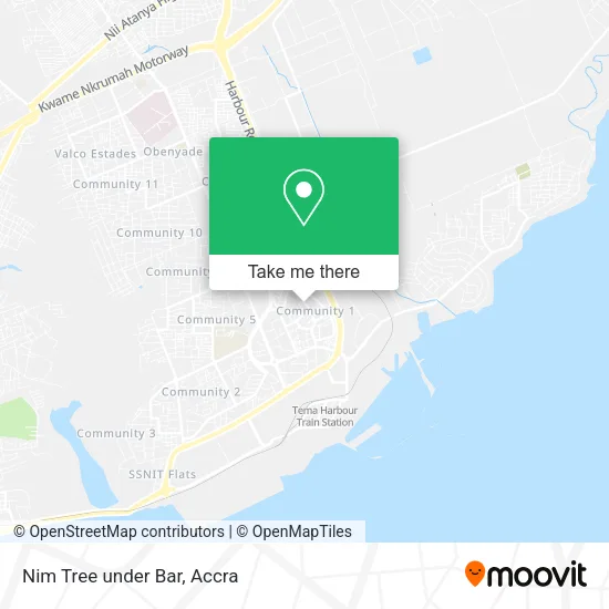 Nim Tree under Bar map