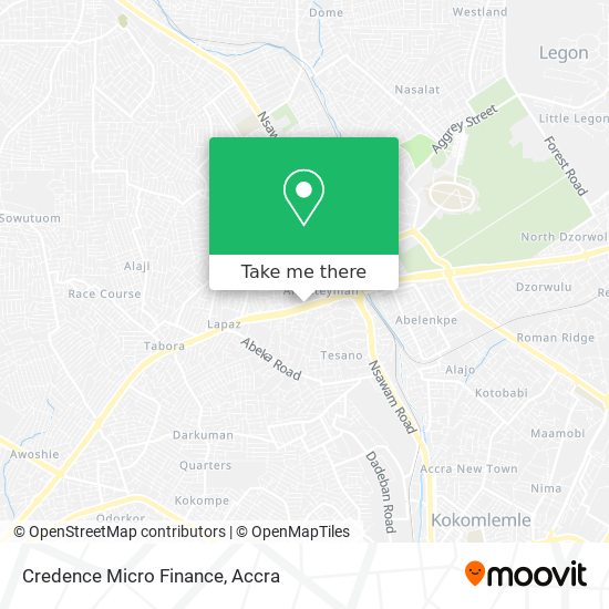 Credence Micro Finance map