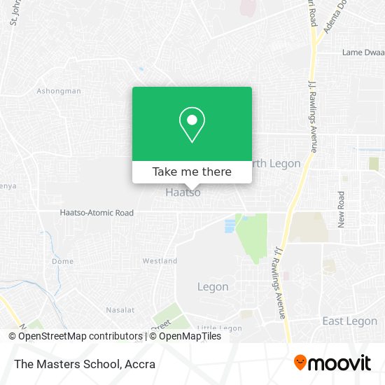 The Masters School map