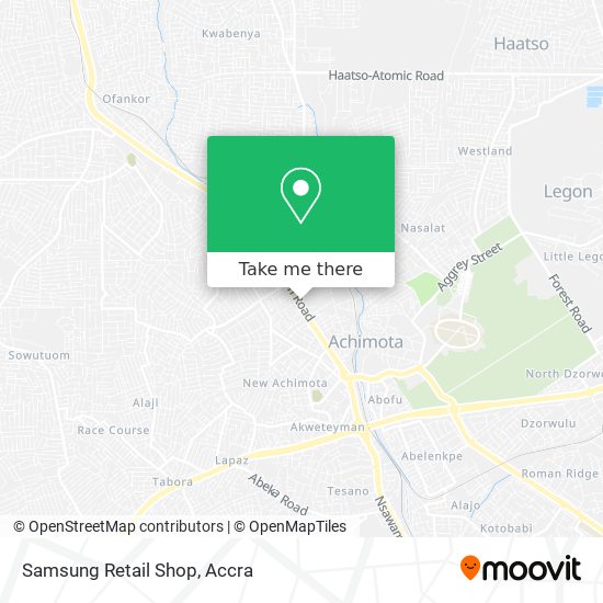 Samsung Retail Shop map